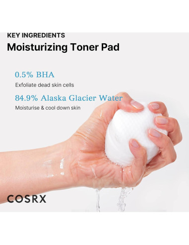 COSRX Pads de Toner Propolis 70 Hojas, Exfoliante BHA Suave