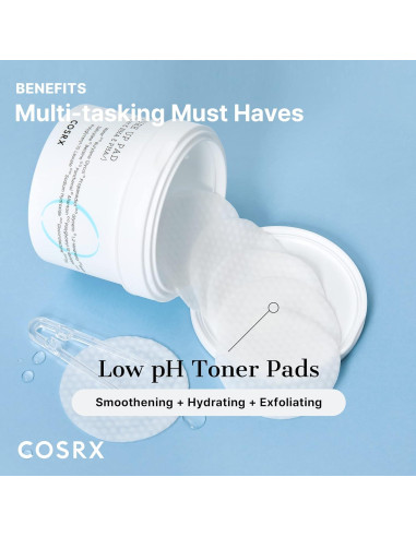 COSRX Pads de Toner Propolis 70 Hojas, Exfoliante BHA Suave