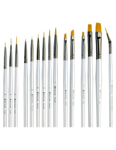 Set de Pinceles Miniatura Fuego en Mí 15 Piezas para Pintura