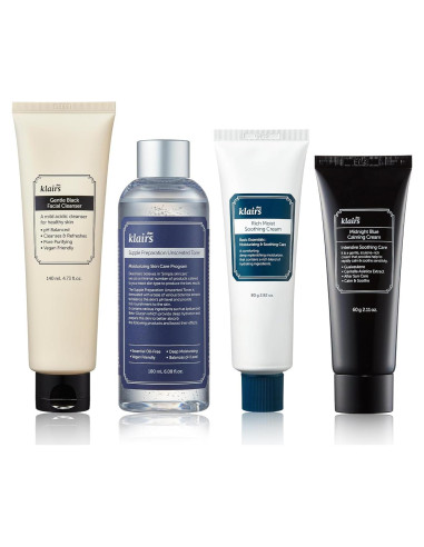 Kit de Cuidado de Piel Coreano DearKlairs 4 Piezas