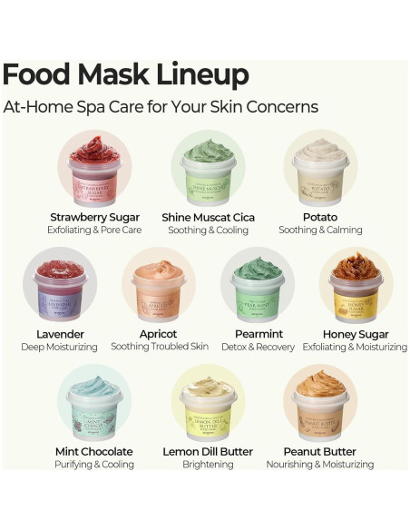 Mascarilla Facial Cica BHA SKINFOOD Shine Muscat 180g