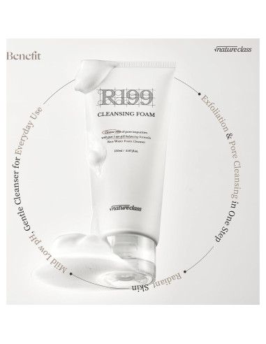 Espuma Limpiadora Suave NATURECLASS R199 150ml - Hidratante y Exfoliante