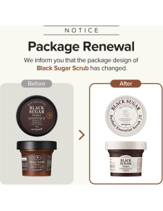 Exfoliante Facial SKINFOOD Azúcar Negro 210g Hidratante 2