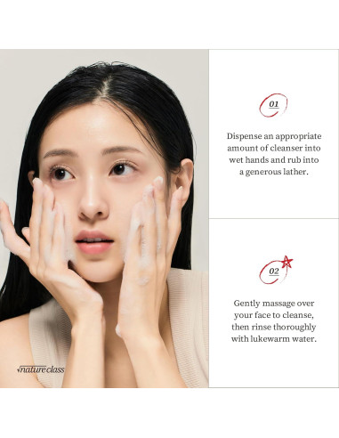 Espuma Limpiadora Suave NATURECLASS R199 150ml - Hidratante y Exfoliante