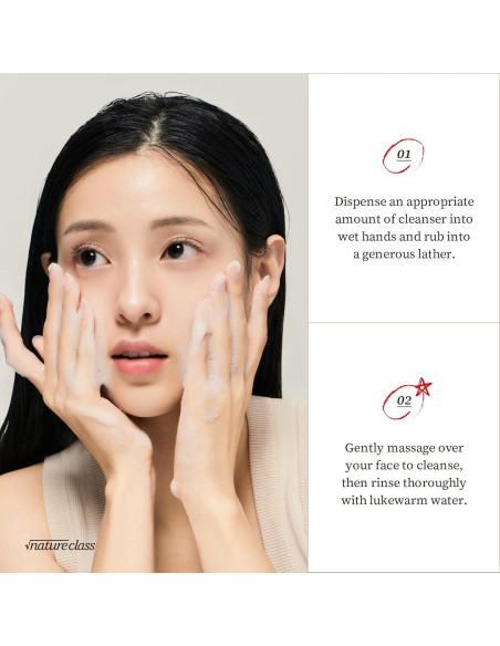 Espuma Limpiadora Suave NATURECLASS R199 150ml - Hidratante y Exfoliante