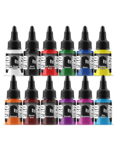 Pinturas Acrílicas Pro Acryl Monument Hobbies 17.85 Oz Mate