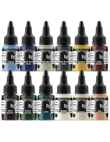 Pinturas Acrílicas Pro Acryl Monument Hobbies 17.85 Oz Mate