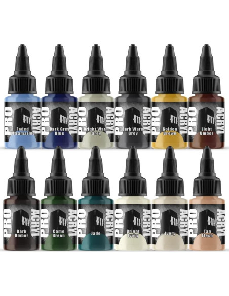 Pinturas Acrílicas Pro Acryl Monument Hobbies 17.85 Oz Mate