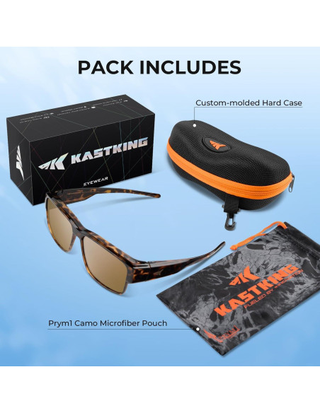 Gafas de Sol Polarizadas KastKing Molino Fit-Over UV400
