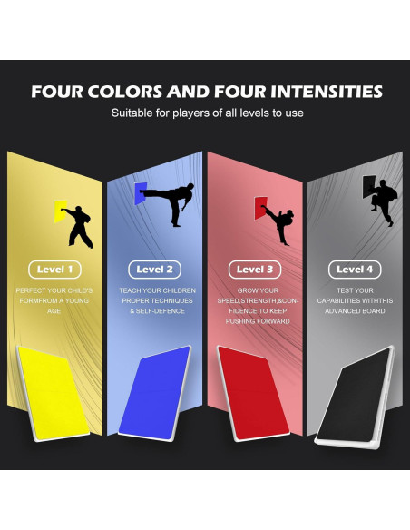 4 Tableros Requebrajables Pelreame para Artes Marciales