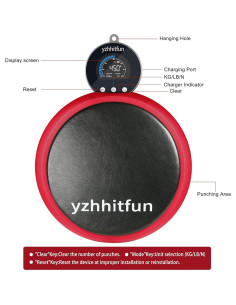 Dispositivo de Medición de Fuerza de Boxeo YZHHITFUN Todo en Uno 2