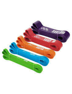 Bandas de Asistencia SUNPOW - Juego 5 Bandas Resistencia 5-65.8 kg