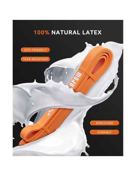 Bandas de Asistencia SUNPOW - Juego 5 Bandas Resistencia 5-65.8 kg