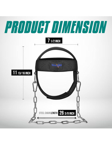 Arnés Ajustable para Cuello Yes4All - Soporte Acolchado Neopreno