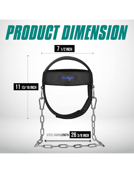 Arnés Ajustable para Cuello Yes4All - Soporte Acolchado Neopreno