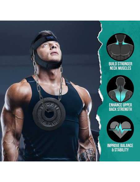 Arnés Ajustable para Cuello Yes4All - Soporte Acolchado Neopreno