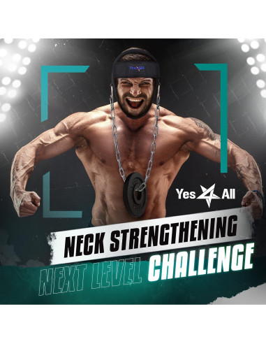 Arnés Ajustable para Cuello Yes4All - Soporte Acolchado Neopreno