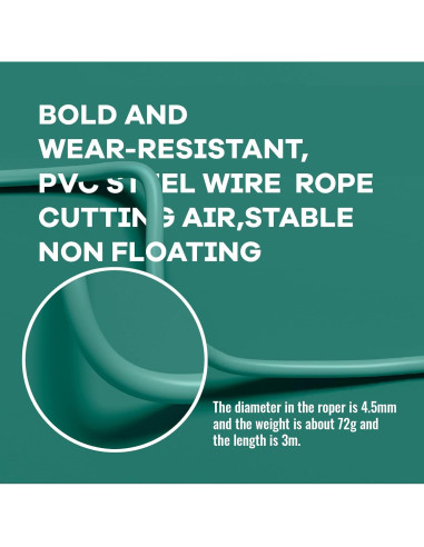 Cuerda de Saltar Ajustable FRCITRUS 2.99m PVC para Fitness