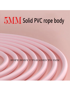 Cuerda de Saltar Sufeasdf para Niños y Mujeres - 3 Piezas Ajustables 2