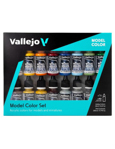Juego de Pinturas Acrílicas Vallejo Época Vapor Naval 17ml - 16 Colores