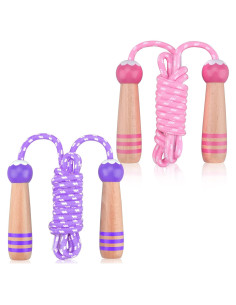 Cuerda de saltar ajustable Lorvain para niños - 2.6m