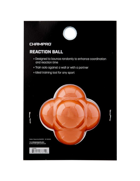 Pelota de Reacción Champro CBBRB Naranja 7.62 cm