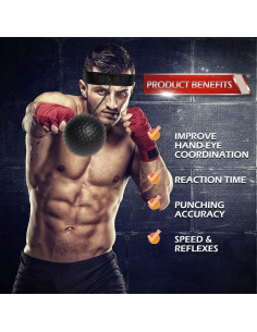 Paquete Familiar de Pelotas de Boxeo OLIKER con Banda Ajustable 2