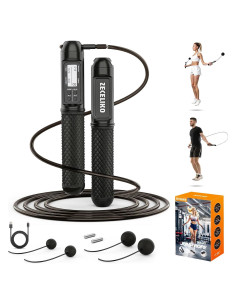 Cuerda de Salto Inteligente Zeceliko con Pantalla LED y Contador