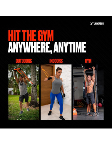 Bandas de Resistencia Undersun - Pesada y Extra Pesada - 2 Unidades