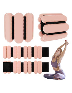 Pesas para Muñeca y Tobillo Zerood 0.45 kg Rosa Carne