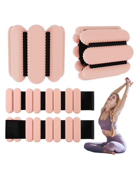 Pesas para Muñeca y Tobillo Zerood 0.45 kg Rosa Carne