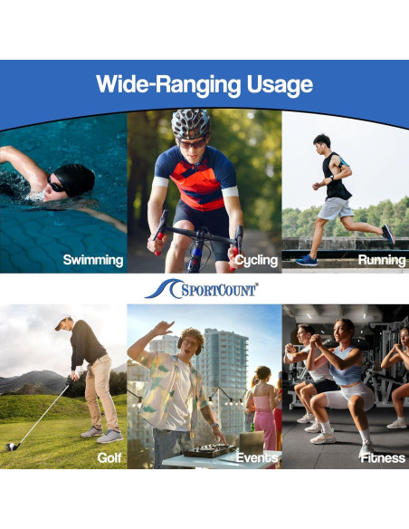 Temporizador de Ciclo SportCount Rojo y Negro 10g