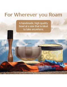 Juego de Cuencos Tibetanos Silent Mind - Meditación y Sonido 2