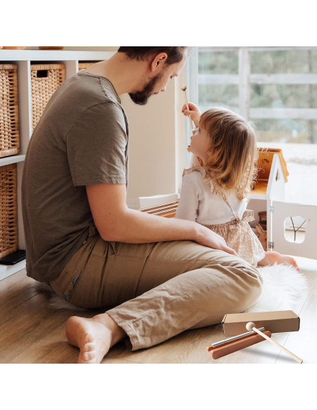 Campana de Percusión Musfunny 5-8" Aluminio y Madera para Meditación