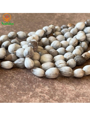 Paquete de 3 Malas de Oración NAISHA: Tulsi, Kamal Gatta y Vaijanti