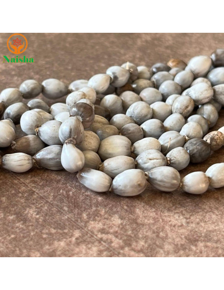 Paquete de 3 Malas de Oración NAISHA: Tulsi, Kamal Gatta y Vaijanti