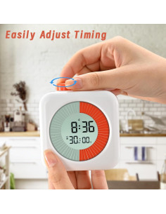 Temporizador Visual Digital EooCoo 60 Minutos para Cocina y Aula 2