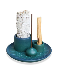 Soporte para Incienso y Palo Santo ToolSentryX Cerámica Azul