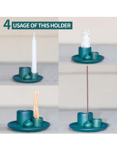 Soporte para Incienso y Palo Santo ToolSentryX Cerámica Azul 2