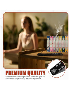 Set de Incienso Guruji Divinity con Soporte y 7 Aromas 15g 2