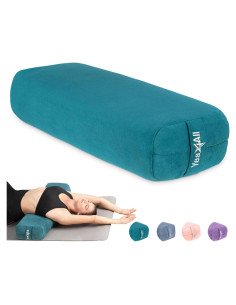Cojín de Yoga Yes4All DWYZ Esmeralda Triple Capa 68.58x25.4cm