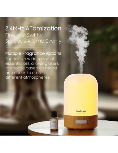 Difusor de Aceite Esencial Fashome HEA01 de Vidrio 100ml