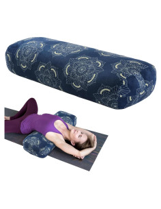 Almohada de Yoga Bolster MABOZOO 69.85x25.4x15.24 cm Terciopelo