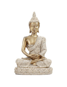 Estatua de Buda Meditativa HYFAN 10.9 cm Oro 4 Decoración