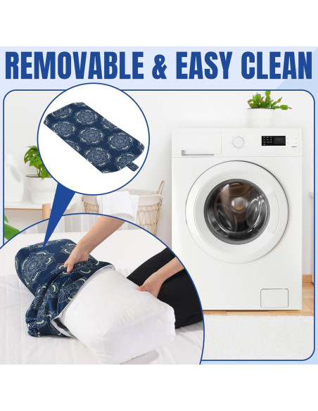 Almohada de Yoga Bolster MABOZOO 69.85x25.4x15.24 cm Terciopelo