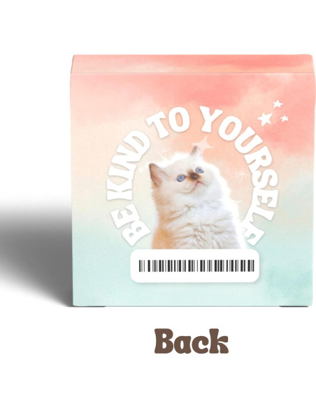 Tarjetas de Afirmación Impermeables Catchyourdreams - 50 Mensajes Positivos