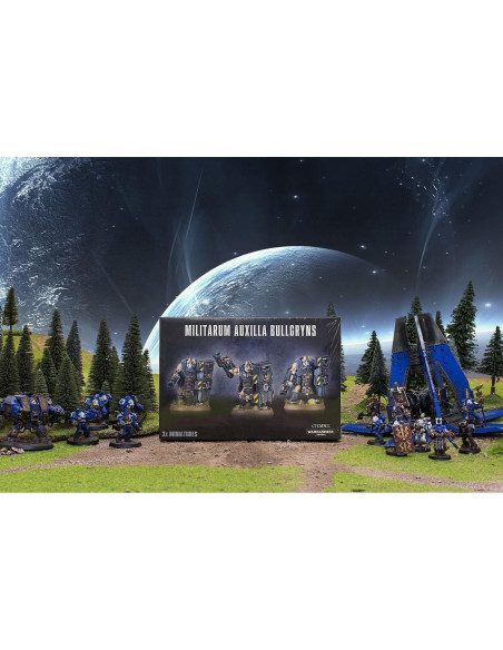 Miniaturas Militarum Auxilla Bullgryns Games Workshop 3x Miniaturas Militarum Auxilla Bullgryns Games Workshop 3x