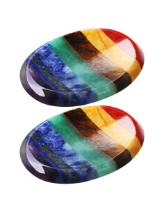 Piedra de Preocupación Timtin para Ansiedad con 7 Cristales