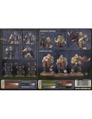 Miniaturas Militarum Auxilla Bullgryns Games Workshop 3x