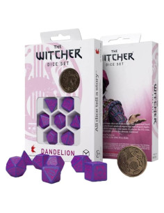 Conjunto de Dados RPG Q-Workshop Dandelion The Witcher 8 Piezas
